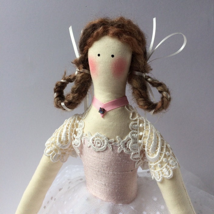 Fabric Handmade Dolls & more. Custom orders by CherryGardenDolls