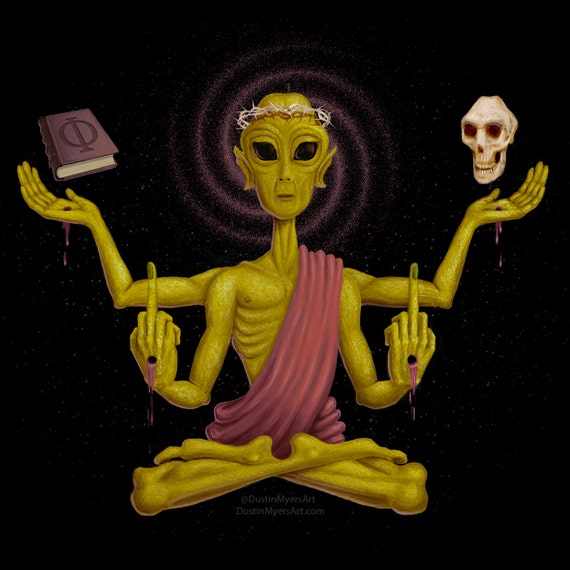 Alien Meditation fine art print