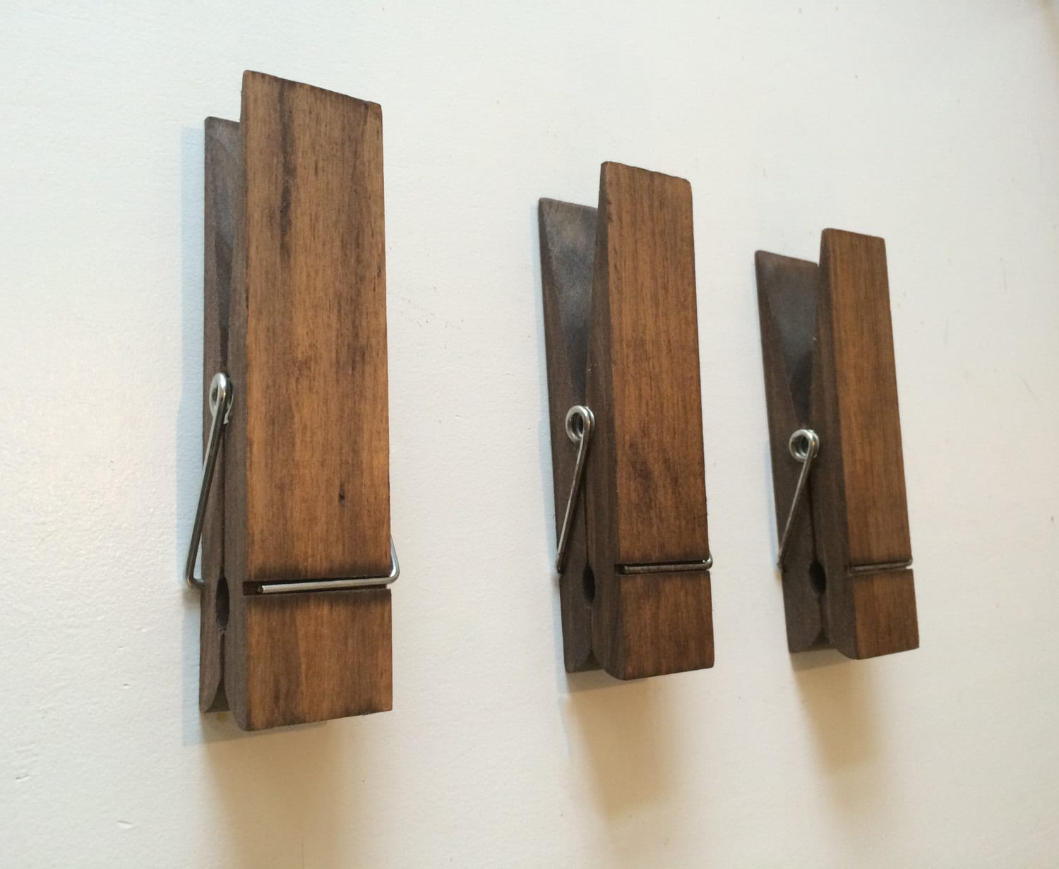 Jumbo Extra Large 12 Rustic Wooden Clothes Pin by TheLittleBarnCo