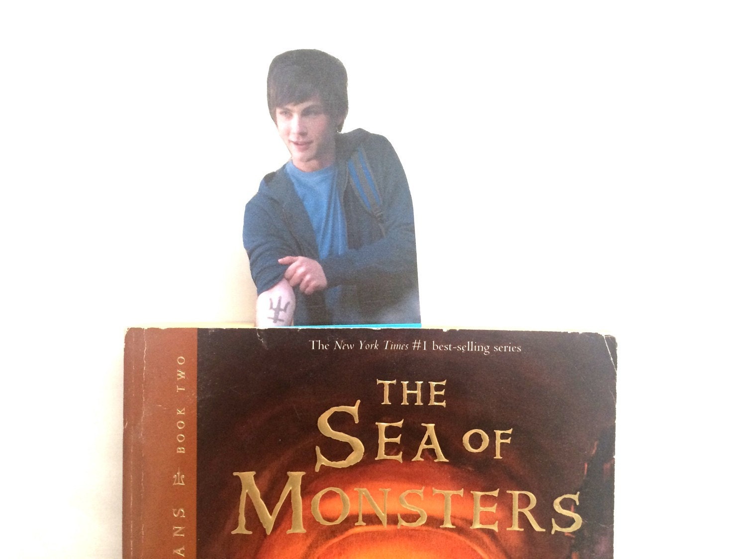 percy jackson bookmark by pearlandviolet on etsy