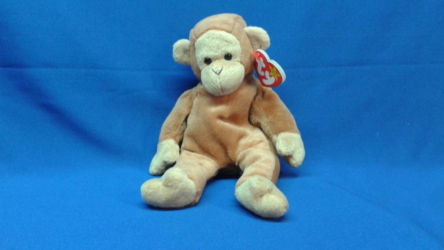 Bongo The Monkey Ty Original Beanie Baby Plush By Morestuffyouwant