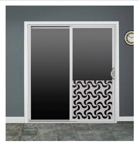 Glass Door Decals Half Door Sliding Door Decal by RoomsByAngie