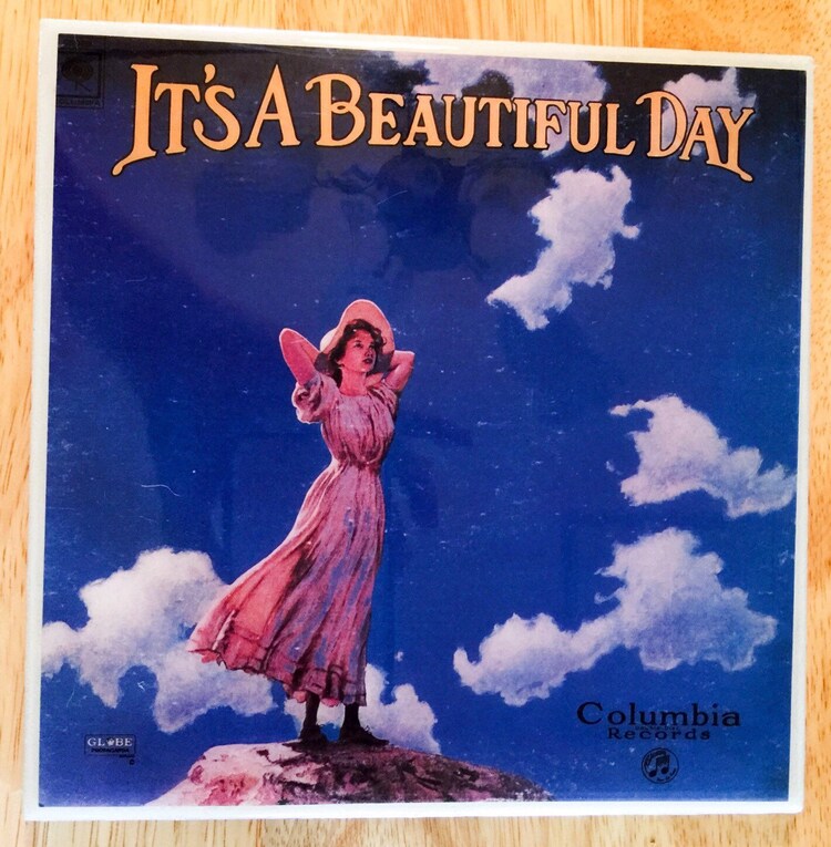 8 x 8 It's a Beautiful Day Album Cover by YesteryearCoasters