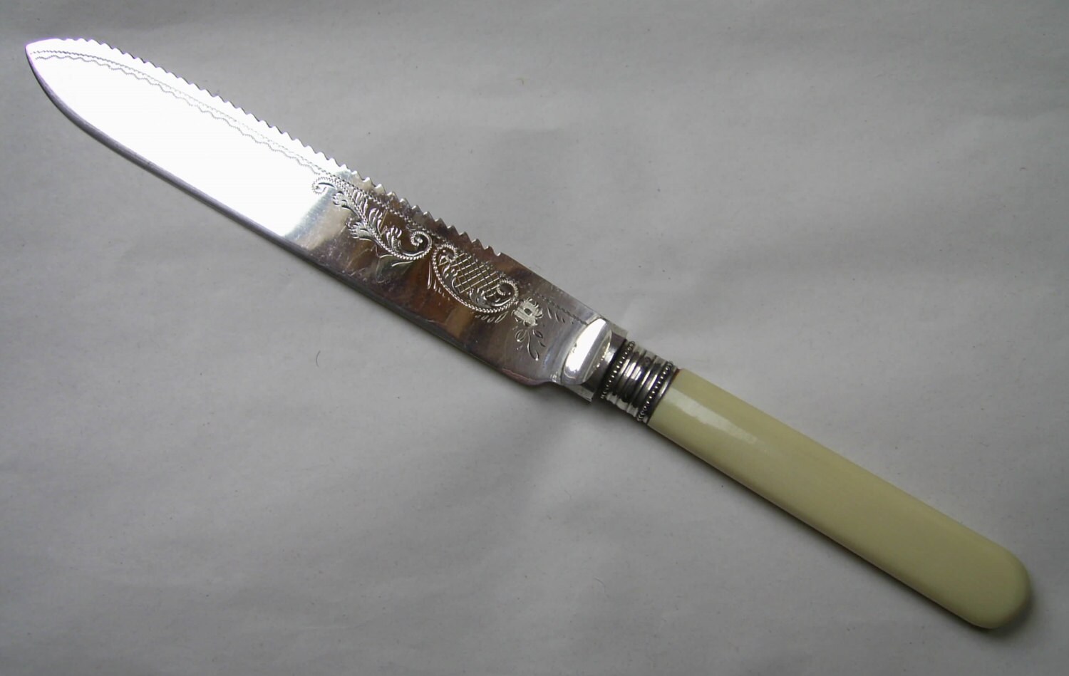 Vintage Silver Cake Knife 1