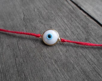 Evil Eye Bracelet / Kabbalah Bracelet / Mens Evil Eye Bracelet / Womens Evil Eye Bracelet / Friendship Bracelet / Red String Bracelet