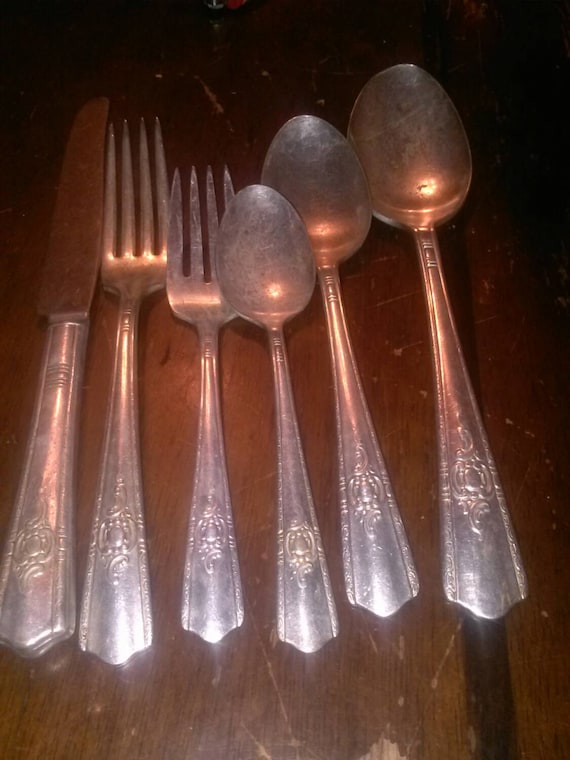 Wallace silversmiths 33 peice silverplate by KimNEmmascloset