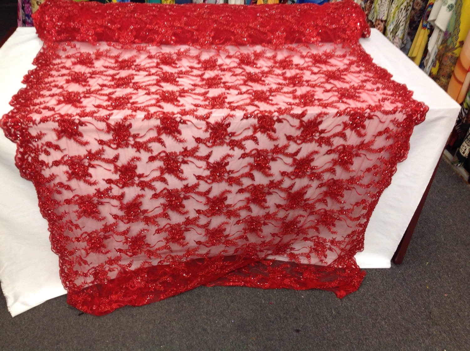 wedding mesh fabric