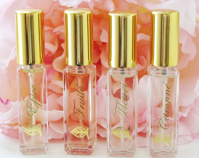 Wedding Favors Perfume by Florencia, Bridesmaids Gift, Natural Fragrance Oils, Florencia Collection Life is Beautiful, 40 Travel Size Spray.