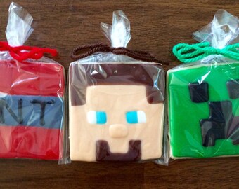 Minecraft Cookies - perfect party cookies!