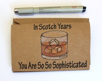 funny birthday card husband/ birthday card dad/ funny birthday card boyfriend/ scotch dad birthday card/ 50th birthday card husband/