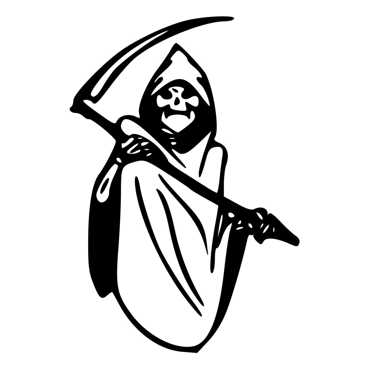 Grim Reaper 3 Die-Cut Decal Car Window Wall Bumper Phone