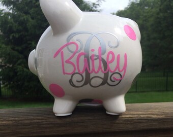 Personalized Piggy Bank