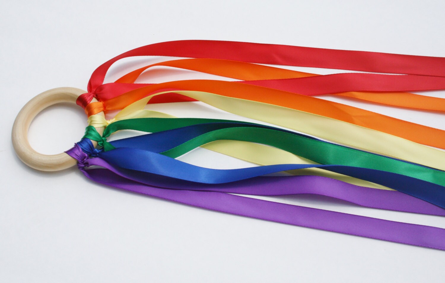 Waldorf Ribbon Kite Round Ribbon Hoop Ribbon Toy for Kids