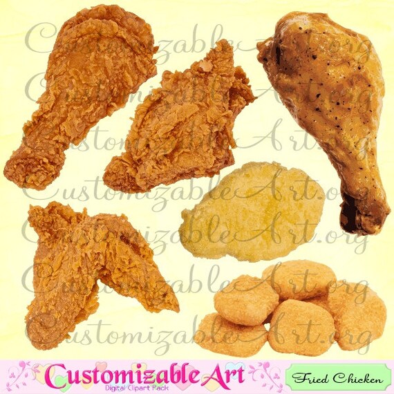 clipart fried chicken wings - photo #28