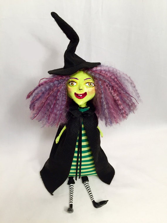 Items similar to Handmade 'The Wicked Witch' Ooak Art Doll - Collectors ...