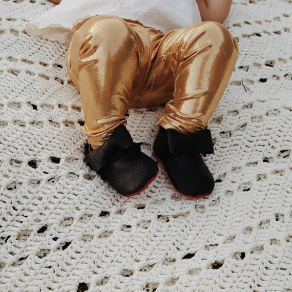 Gold Metallic Leggings. Gold Baby Leggings. Baby by ADayInSummer