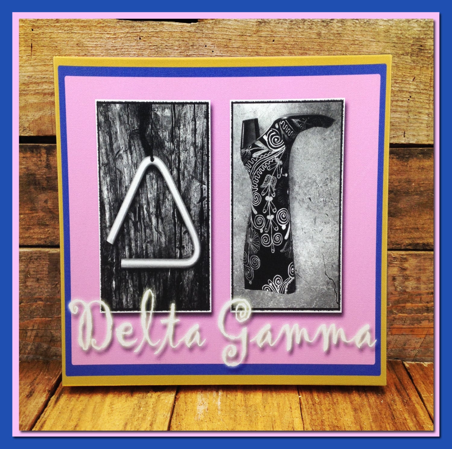 Delta Gamma Canvas Wall Hanging