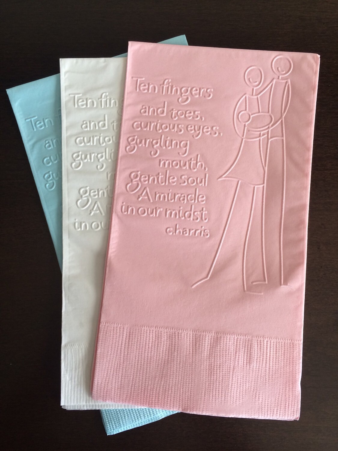Guest Towel Napkins Baby Shower Napkins Baby Napkin Baby