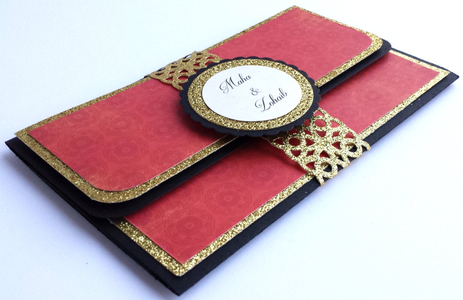 Custom Money Holder Card Wedding Anniversary Baby Shower