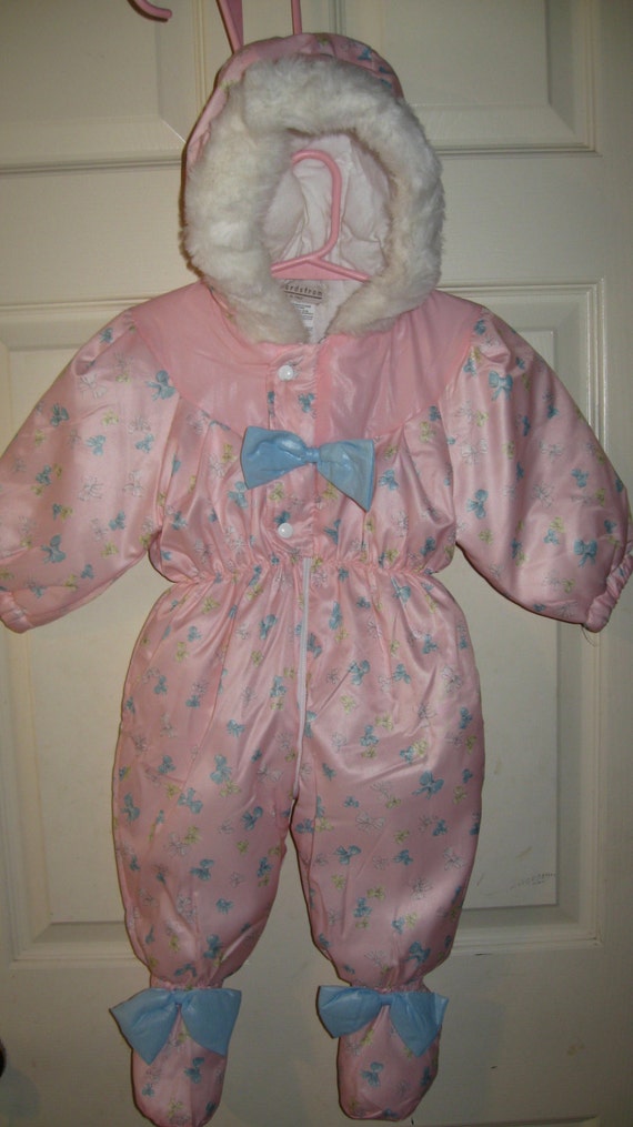 12-18 mo. Infant Girl Snowsuit