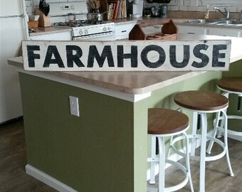 Farmhouse Sign, Hand Painted Sign, Kitchen Sign, Wood Sign, Farmhouse Decor,Distressed Sign, Country Decor, Shabby Chic Decor, Rustic Sign