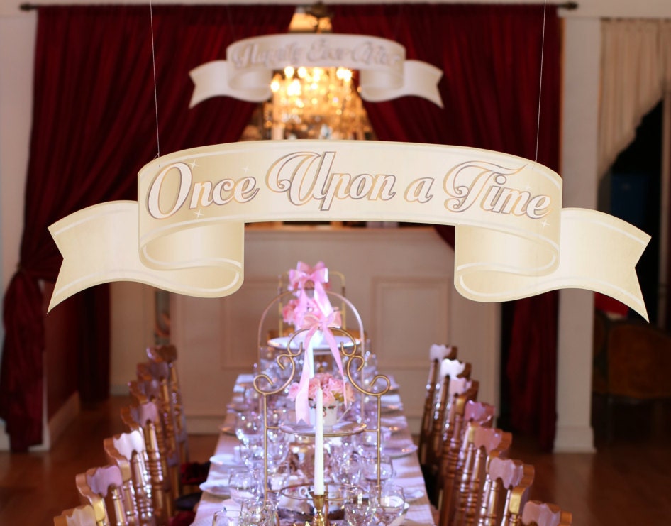 Once Upon a Time banner by classiccd on Etsy