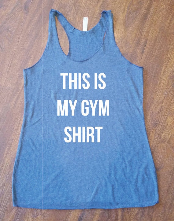 This Is My Gym Shirt Racerback Tank
