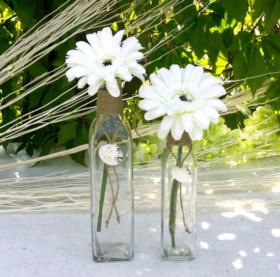 Maritime Hanging Glass Bottle Vase