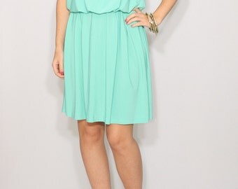 Mint Bridesmaid dress Short dress Mint green dress Party dress