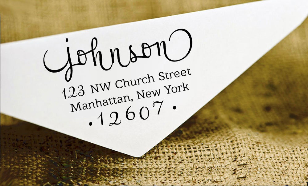 Custom Return Address Stamp Self Inking Address Stamp