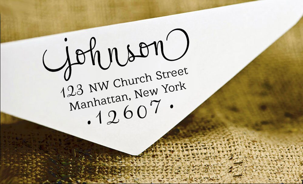 Custom Return Address Stamp Self Inking Address Stamp