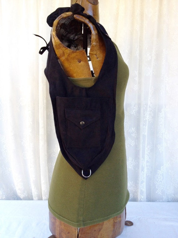 Utility vest shoulder holster steampunk by bluemoonkatherine