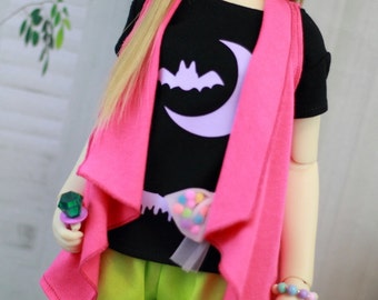 Neon Green Bubble Shorts for SD BJD, 1/3 Clothes, Pumpkin Shorts