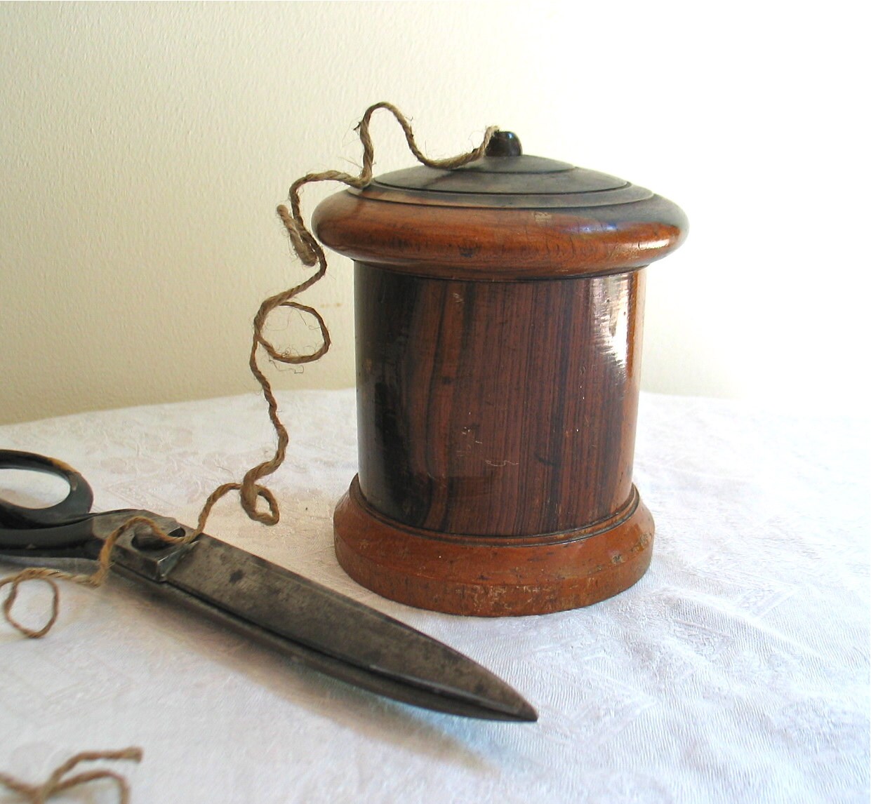 Antique Wooden Twine/String Holder France Mid 1800's