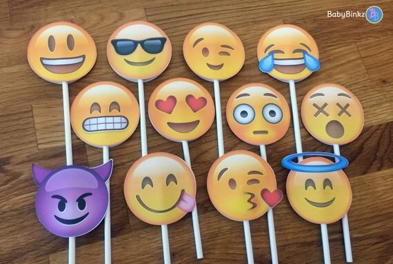 Image result for emoji birthday decorations