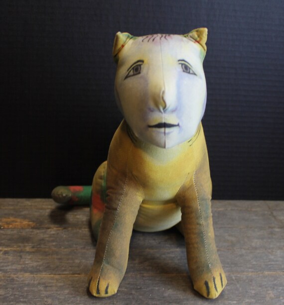 the toy works stuffed cat