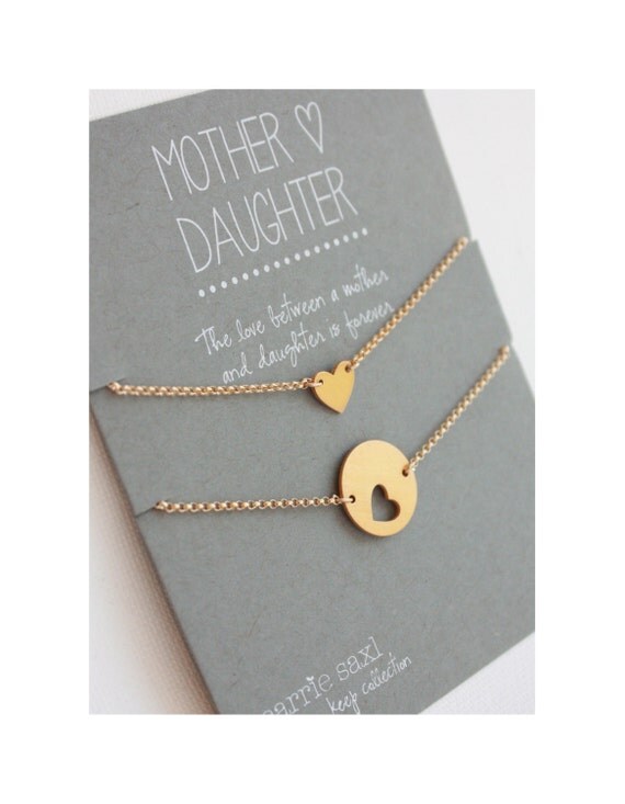 Mother Daughter Bracelet Set - Valentine - mother's day gift - mother daughter jewelry - wedding jewelry - for mom - mom gift - for daughter