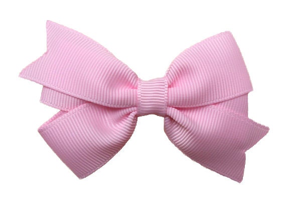 3 inch light pink hair bow light pink bow pinwheel bows