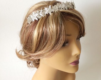 beach wedding headband,Beach wedding hairpiece,beach tiara,beach wedding headpiece,Beach Wedding hair accessories,hair vine, STARFISH