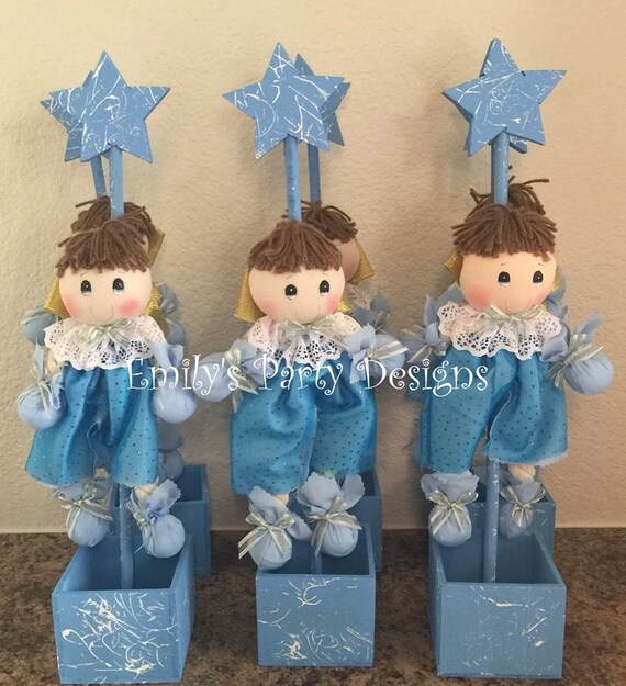 Adorable Angel Centerpieces Baptism Centerpiece by designsbyemilys
