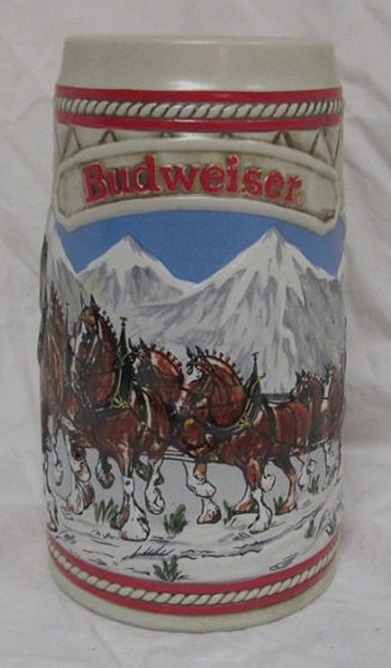 Vintage 1985 Budweiser Stein By The30shoppe On Etsy