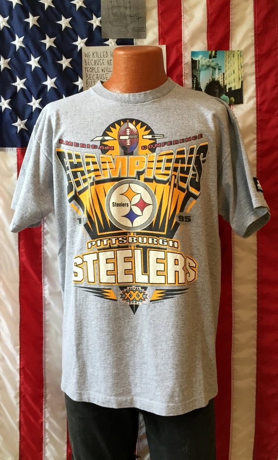 SALE Item Vintage Pittsburgh Steelers T-Shirt // XL // 1995