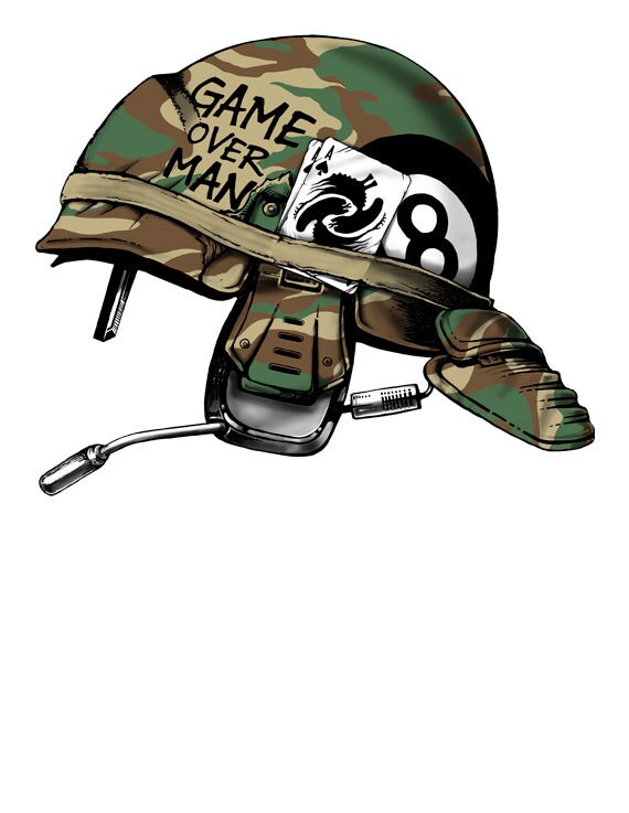 Aliens Game Over shirt Game Over Man Full Metal Jacket Born