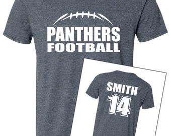 FOOTBALL SHIRT. Team Shirt. Mascot Shirt. V-Neck T-Shirt. Football Team Shirt. Sports Team. Football Laces Shirt. Football Team Shirt.