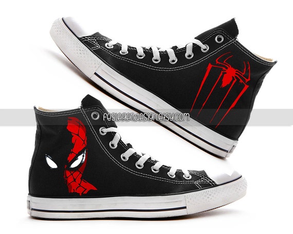 Spider-Man 'New Design' Custom Converse / by FeslegenDesign