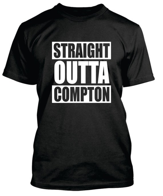 Straight Outta Compton Hip Hop T Shirt Lots of by ShirtLife365