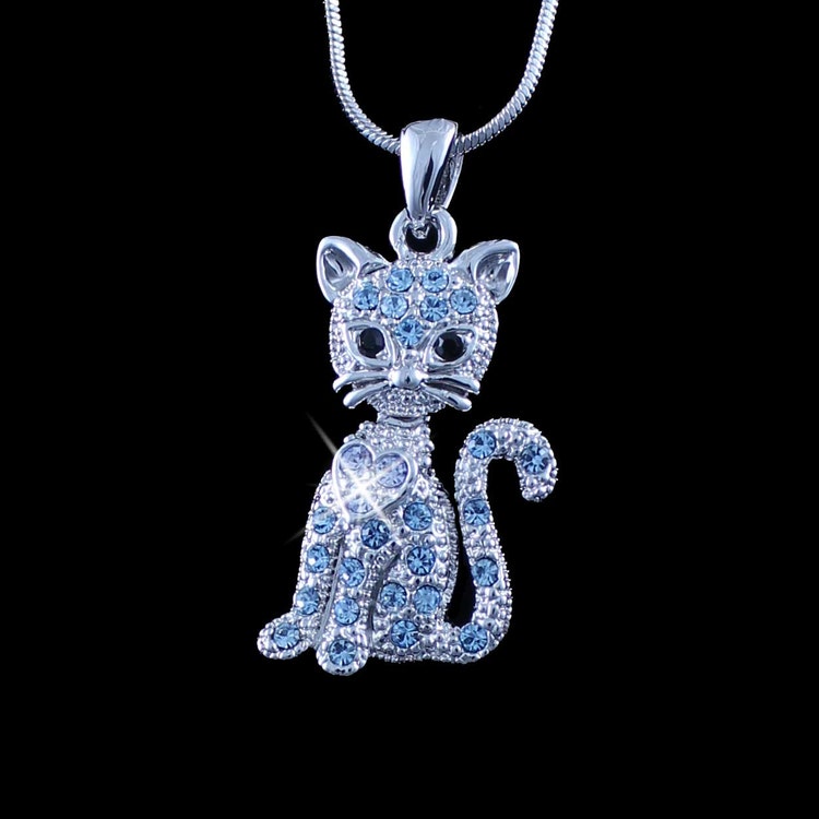 swarovski crystal kitten