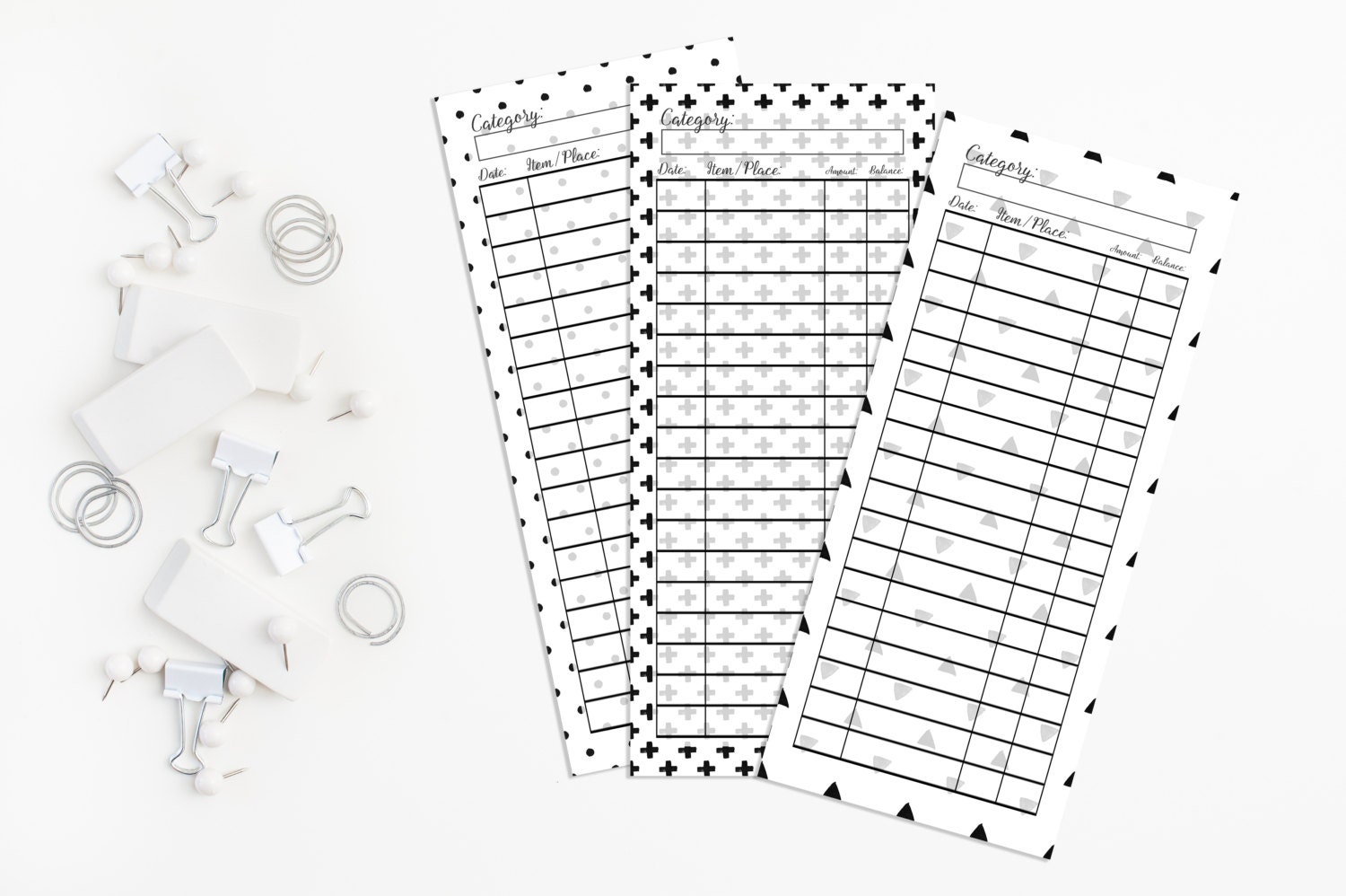 Cash Envelope System Spending Tracker Budget Printables