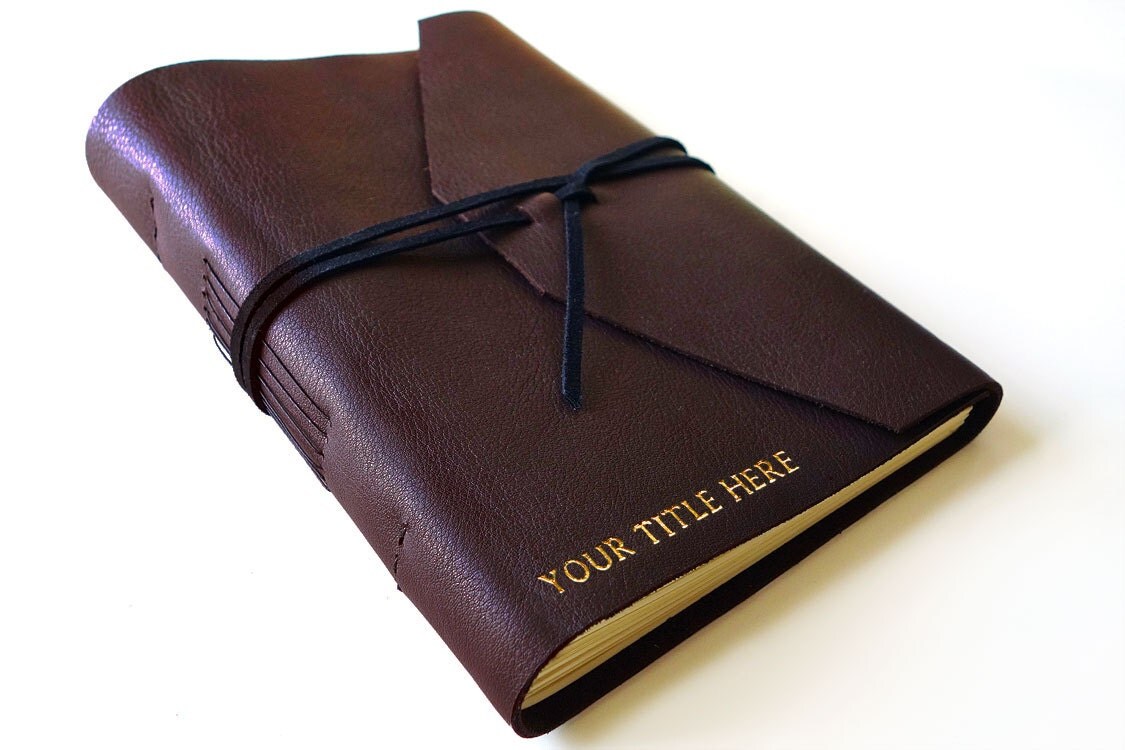 Travel journal leather notebook leather journal by Bookshell