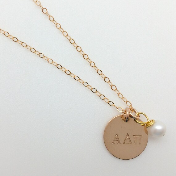 Alpha Delta Pi GoldFilled Necklace